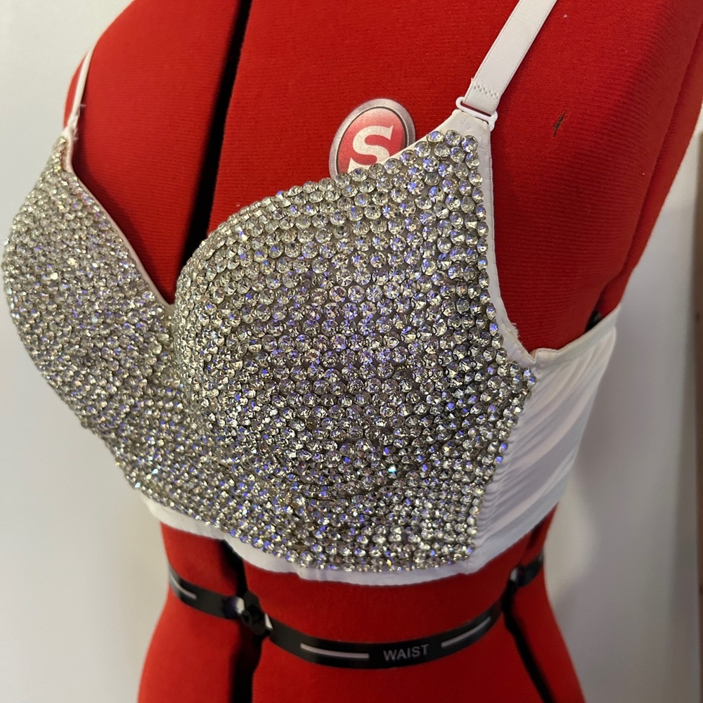 Stunning Full Rhinestone Bra/Top